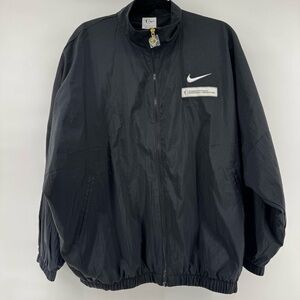 Unisex WNBA Nike Black Essential Oversized Woven Full-Zip Jacket sz L NWT